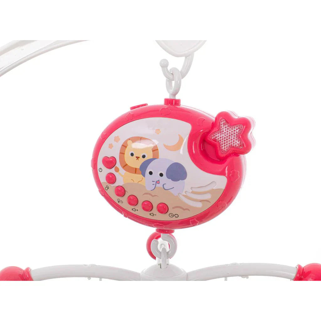 Muziekmobiel voor Baby – 40 Melodieën, Sterrenprojector en Afstandsbediening – Ideaal voor Slaaprust