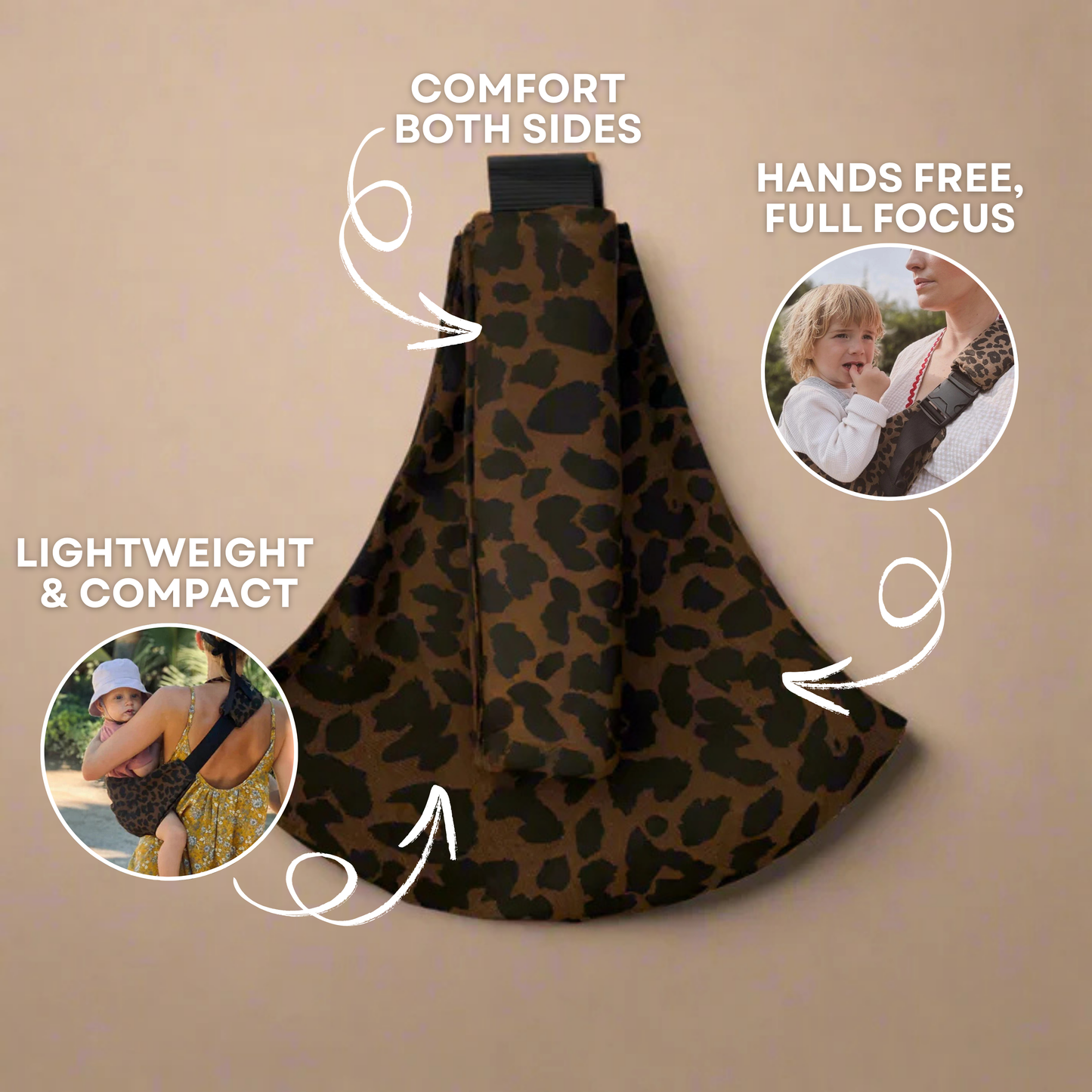 EasyNest Heupdrager – Comfortabele Opvouwbare Baby Draagzak voor Onderweg