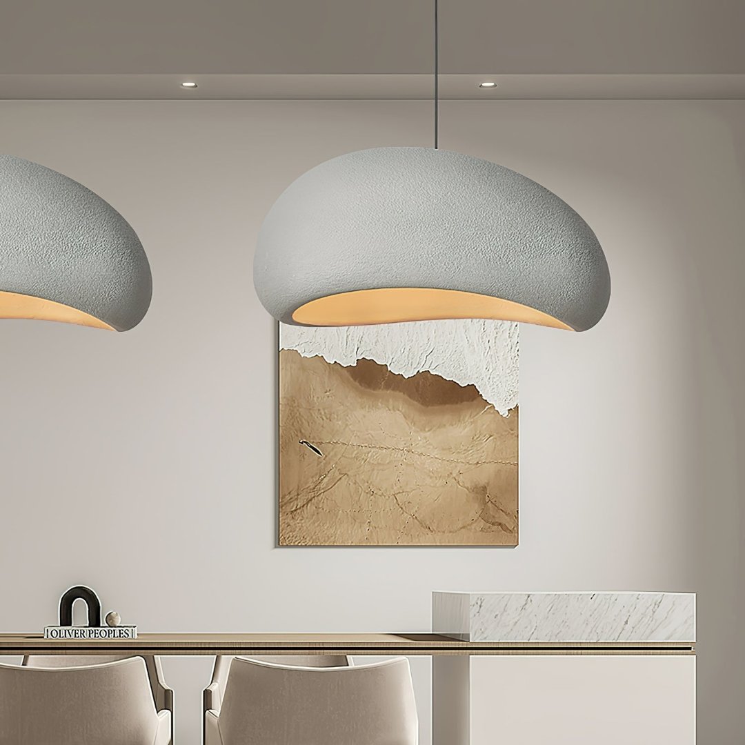 Lumière Bordeaux – Dimbare Hanglamp van Metaal en Glas voor Sfeervolle Verlichting