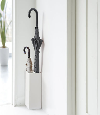 DryKeep – Smalle Stalen Paraplubak met Druppelopvang en Antislip Basis