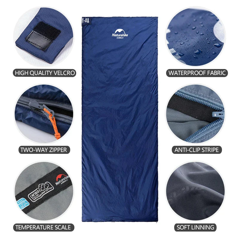 Trailease Compacte Slaapzak – Lichtgewicht Outdoor Slaapzak met Ademend Materiaal