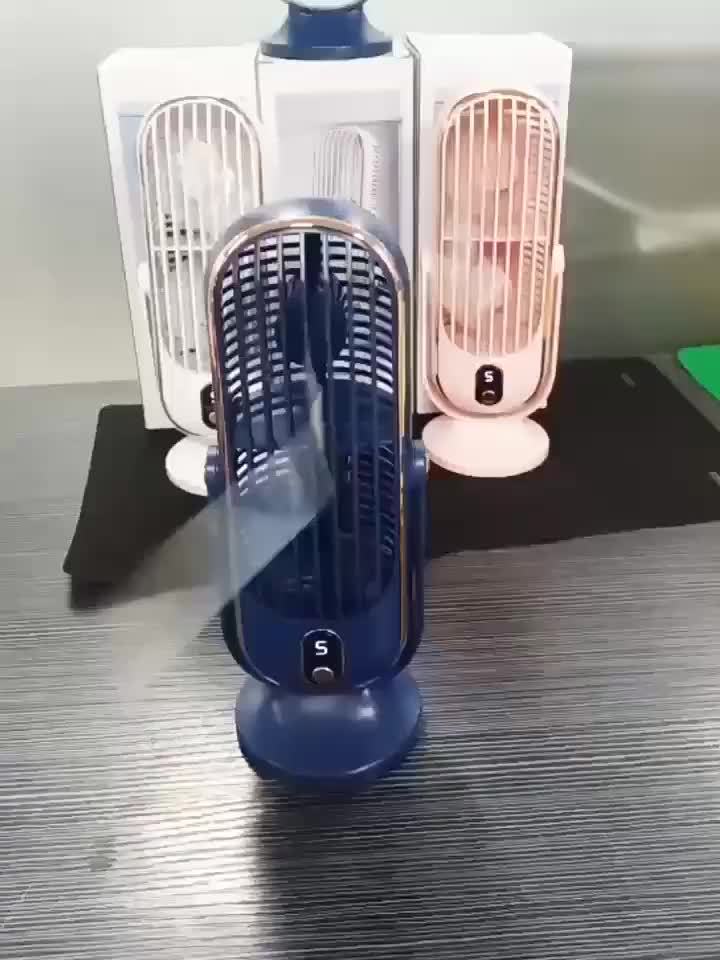 CoolNova | Draagbare luchtkoeler ventilator - 720 ° Rotatie, stil en krachtig voor thuis en buiten