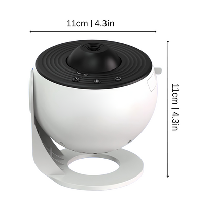 CosmoView 4K Galaxy Projector – Draaibare Sterrenhemelprojector met 12 Kosmische Scènes