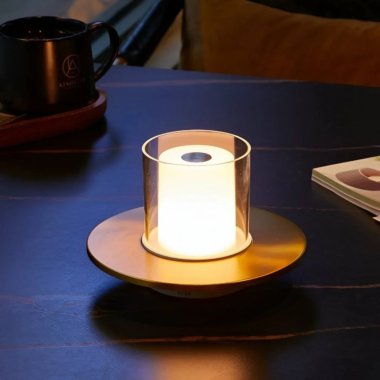 LumiGlow Kaarslamp – Draadloos Sfeerverlichting met Gebarenbediening