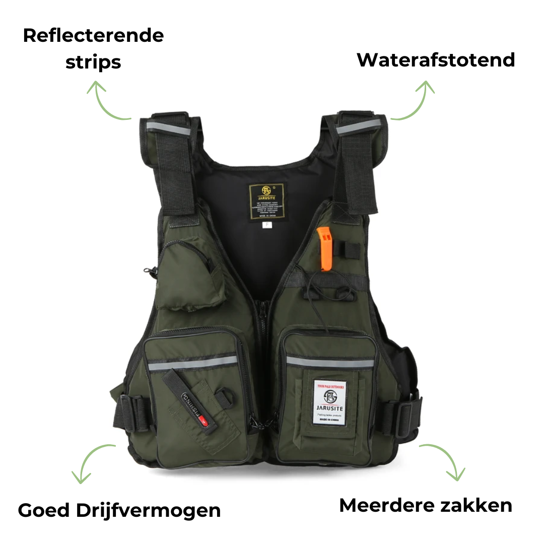 Outdoor Vest – Vissen | Lichtgewicht en Waterbestendig Vissersvest