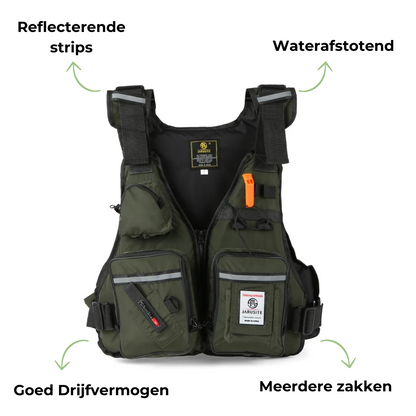Outdoor Vest – Vissen | Lichtgewicht en Waterbestendig Vissersvest