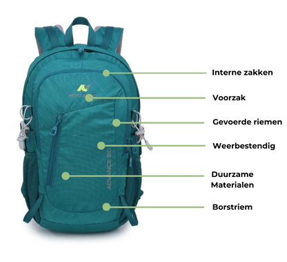 Backpack – Outdoor 22L | Lichtgewicht en Waterbestendig Rugzak