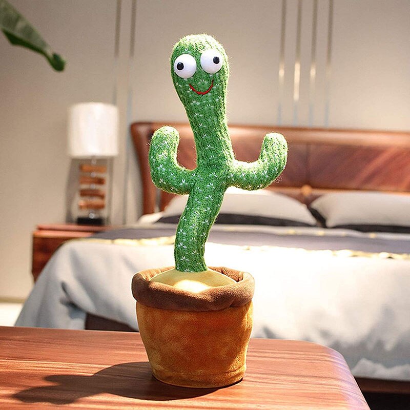 Dansende Cactus – Interactief Zang- en Dansspeelgoed, Herhaalfunctie, Geschikt voor Kinderen van Alle Leeftijden