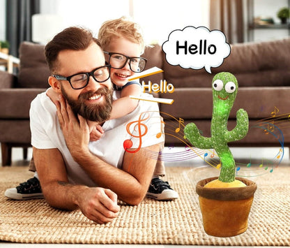 Dansende Cactus – Interactief Zang- en Dansspeelgoed, Herhaalfunctie, Geschikt voor Kinderen van Alle Leeftijden