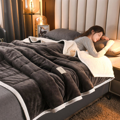Delopi Ellena LuxeWarm Lamswollen-Fleecedecke