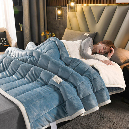 Delopi Ellena LuxeWarm Lamswollen-Fleecedecke