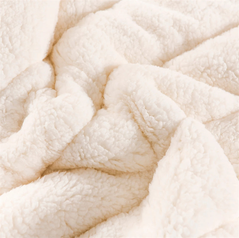 Delopi Ellena LuxeWarm Lamswollen-Fleecedecke
