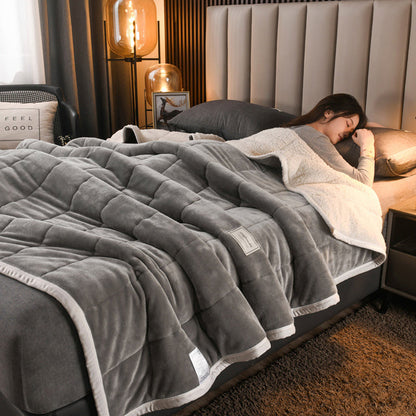 Delopi Ellena LuxeWarm Lamswollen-Fleecedecke