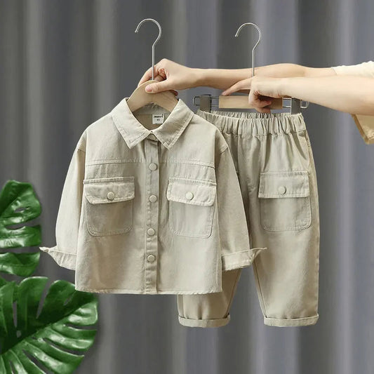 Denim Set – Zachte, Duurzame 2-Delige Outfit voor Actieve Kinderen – Machinewasbaar