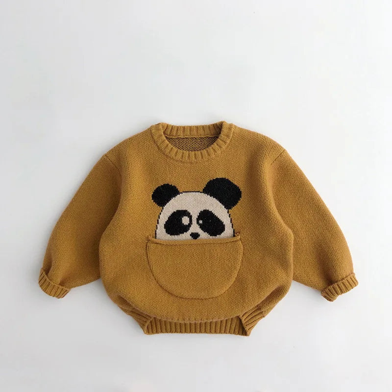 Dieren Trui – Zachte Katoenmix met Handige Buidel en Leuke Print – Perfect voor Kinderen