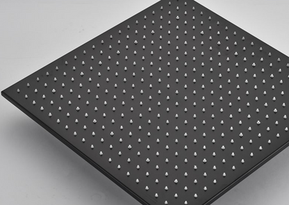 VoordeelPaleis® SmartPulse LED Plafond Regendouche Plateau Alicante 60 cm vierkant mat zwart