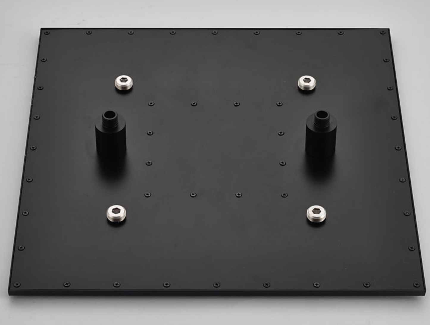VoordeelPaleis® SmartPulse LED Plafond Regendouche Plateau Alicante 60 cm vierkant mat zwart