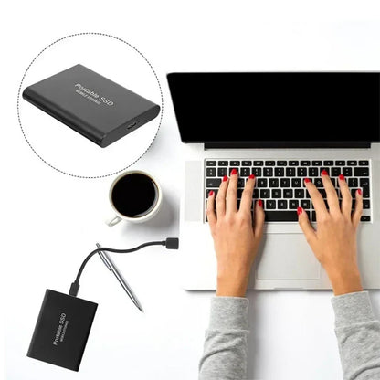 Draagbare externe SSD Supersnel | Mobiele opslag | Snelle opslag voor laptop en pc