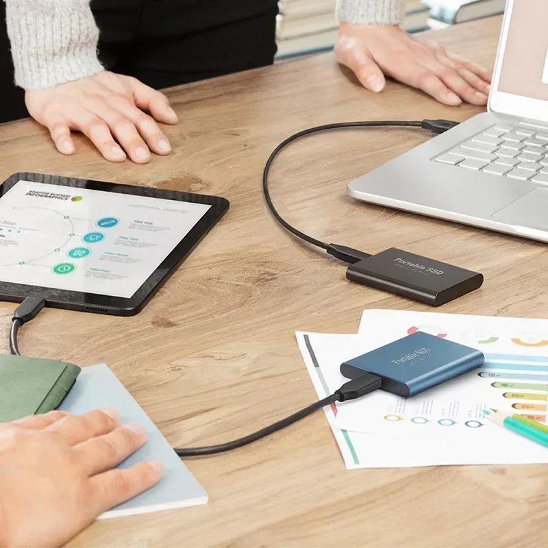 Draagbare externe SSD Supersnel | Mobiele opslag | Snelle opslag voor laptop en pc