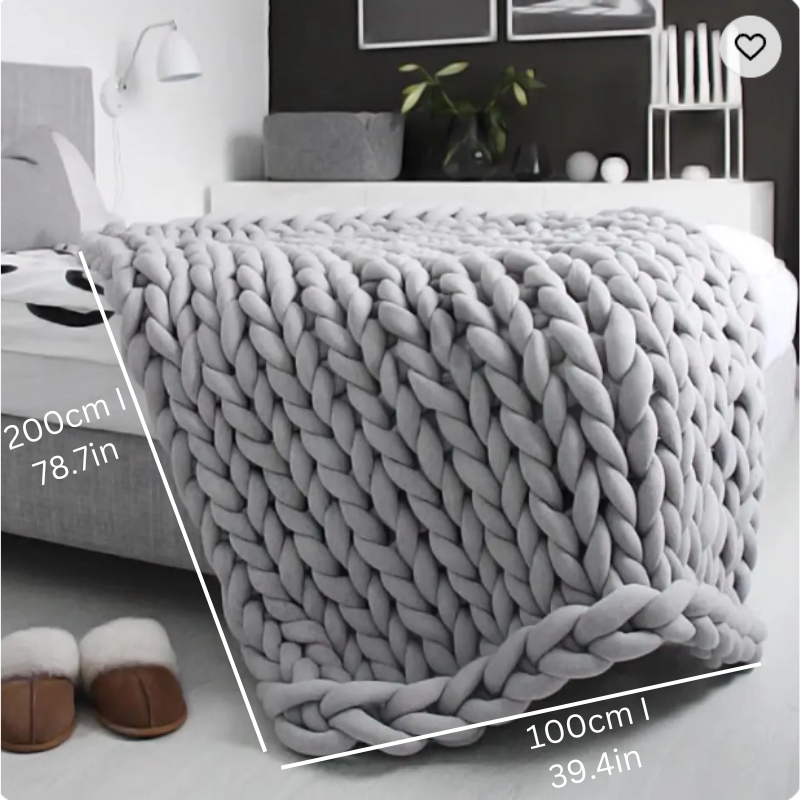 Dreamblanket Slaapdeken – Gewatteerde Biokatoenen Deken voor Ontspanning en Stressverlichting