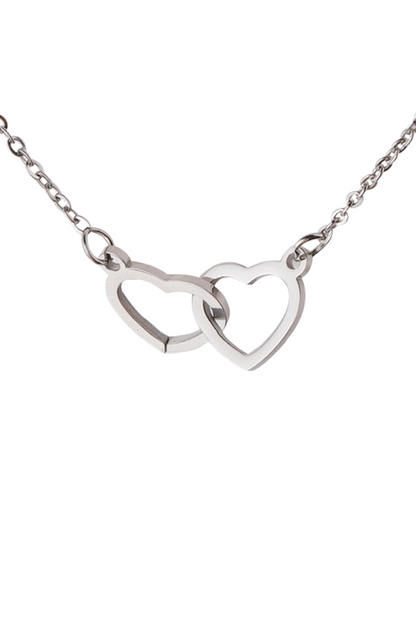 Cadeauset Roos & Ketting HartLicht – Eeuwige Roos met Verstopte Liefdesketing