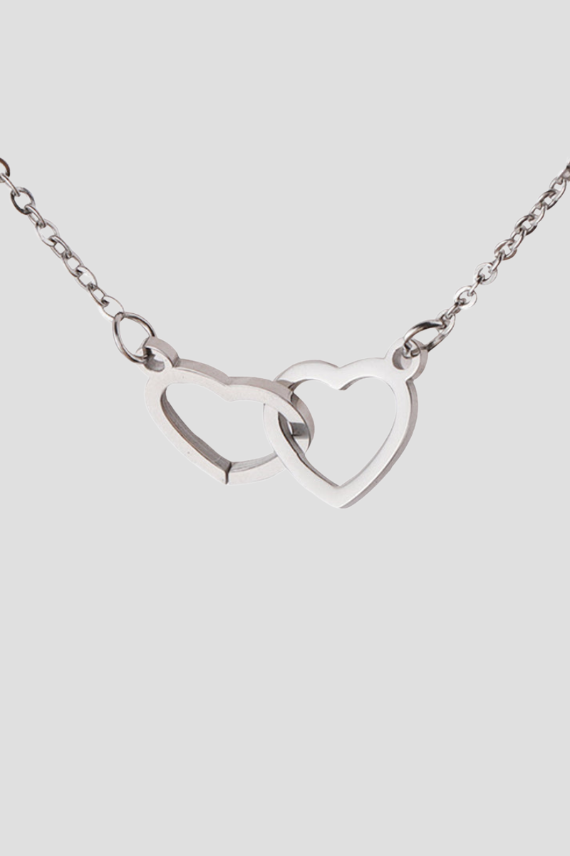 Cadeauset Roos & Ketting HartLicht – Eeuwige Roos met Verstopte Liefdesketing