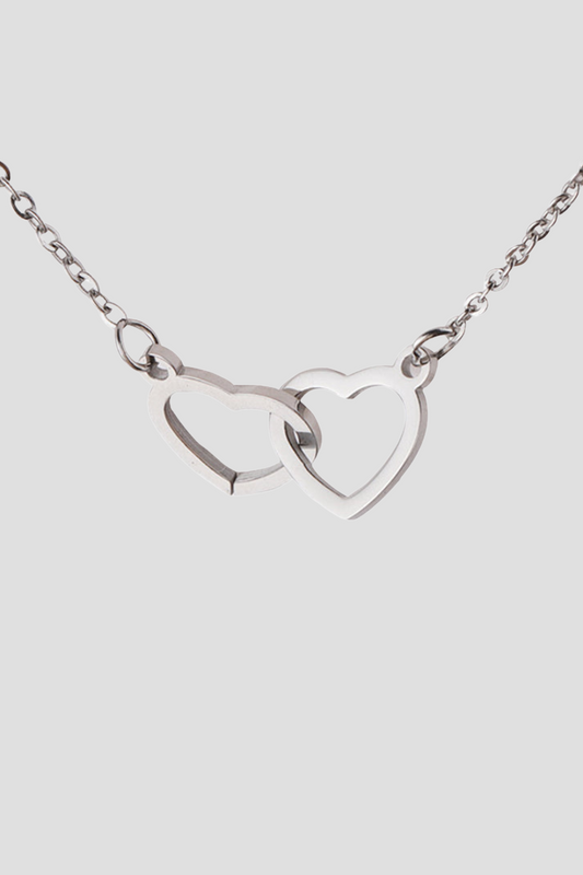 Cadeauset Roos & Ketting HartLicht – Eeuwige Roos met Verstopte Liefdesketing