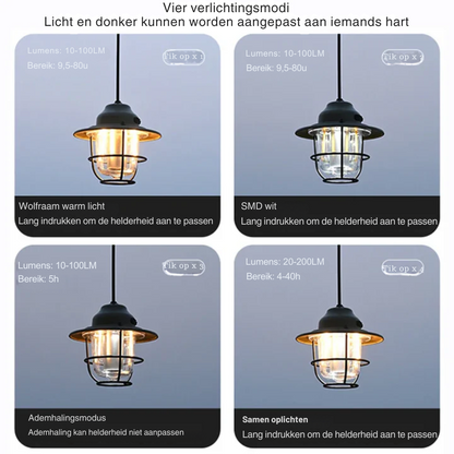 Camping Lantaarn - Outdoor | Krachtige, Draagbare Verlichting voor Avontuur