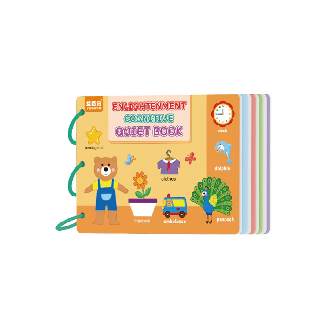 Educatief Activiteitboek – Vormherkenning en Concentratie, Duurzaam Karton – Voor Kinderen vanaf 3 Jaar