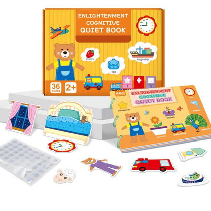 Educatief Activiteitboek – Vormherkenning en Concentratie, Duurzaam Karton – Voor Kinderen vanaf 3 Jaar