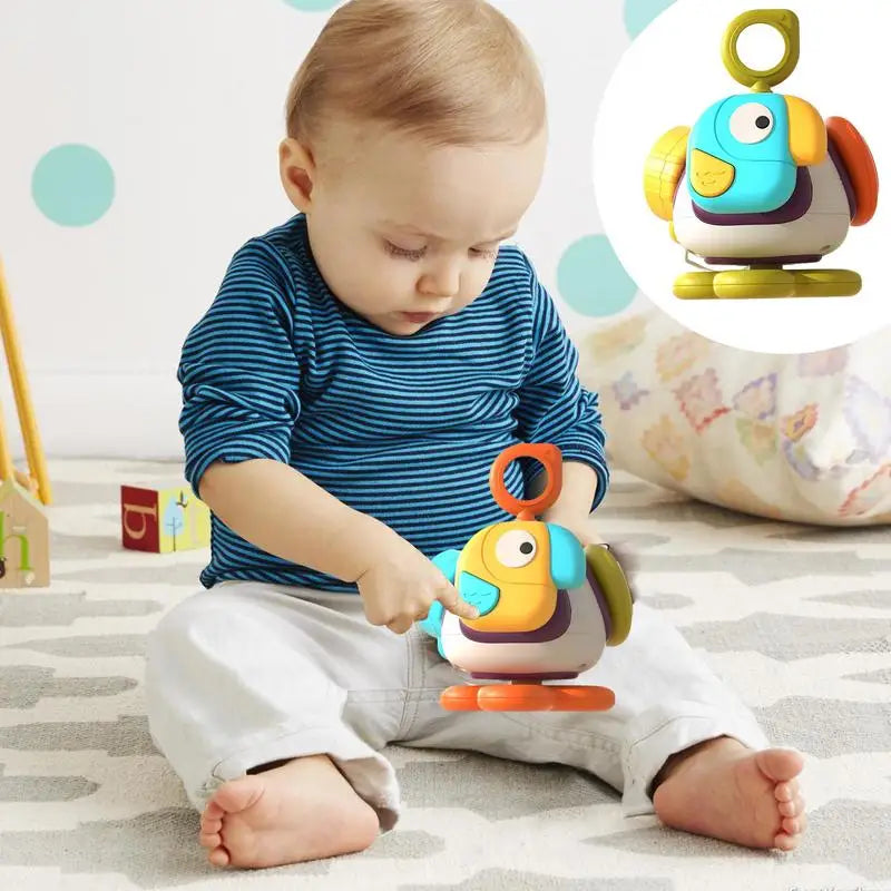 Educatieve Speelkubus – Multizintuiglijke Texturen en Geluiden – Veilig en Duurzaam Speelgoed voor Baby's