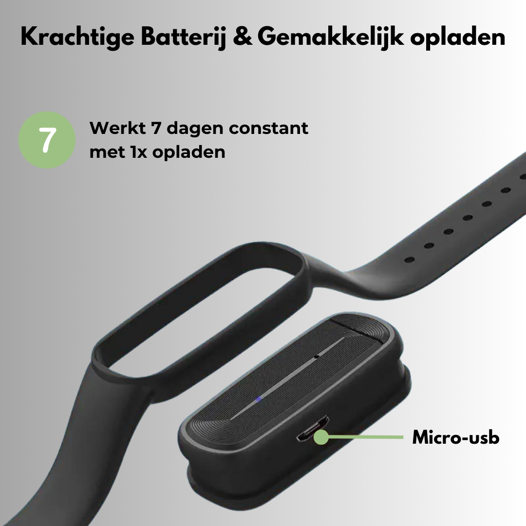 Ultrasone Anti Muggen Armband