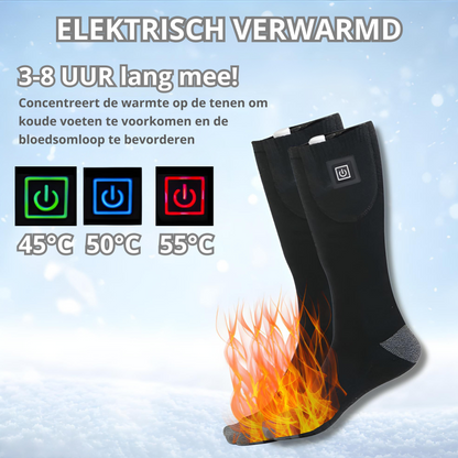 Elektrisch Verwarmde Sokken | 3 Standen | 2025 Verbeterd Design