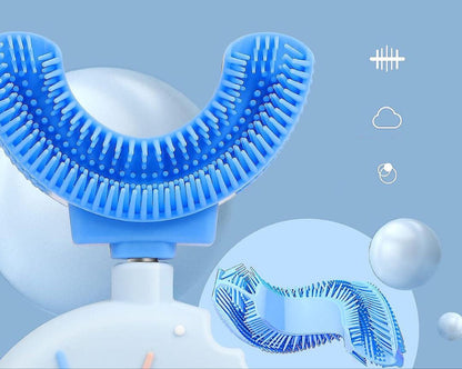 Elektrische Tandenborstel – U-Vormig Ontwerp, 4 Borstels, 5 Reinigingsmodi, IPX7 Waterproof