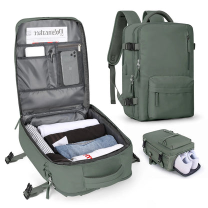 Elyse - Grote Waterdichte Reistas Rucksack – Rugzak voor Wandelen en Reizen