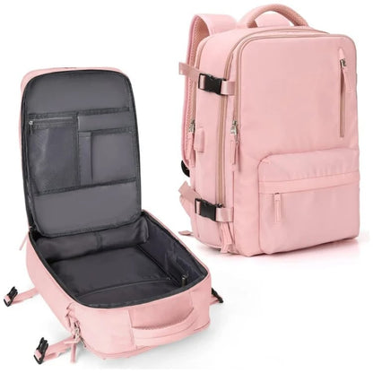 Elyse - Grote Waterdichte Reistas Rucksack – Rugzak voor Wandelen en Reizen
