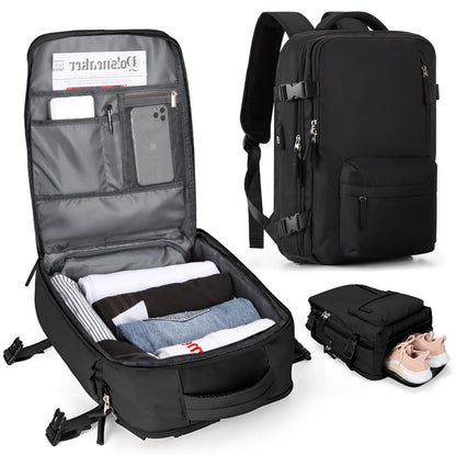 Elyse - Grote Waterdichte Reistas Rucksack – Rugzak voor Wandelen en Reizen
