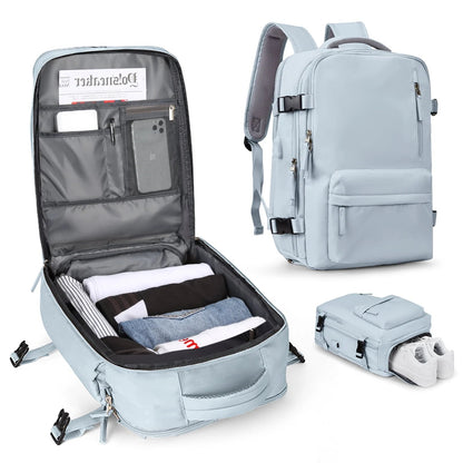 Elyse - Grote Waterdichte Reistas Rucksack – Rugzak voor Wandelen en Reizen
