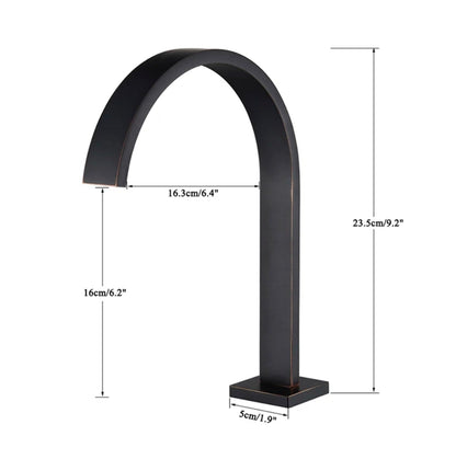 VoordeelPaleis® Wastafelkraan - Badkraan San Marino bad inbouw - opbouw mengkraan model mat zwart