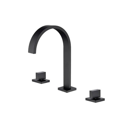 VoordeelPaleis® Wastafelkraan - Badkraan San Marino bad inbouw - opbouw mengkraan model mat zwart