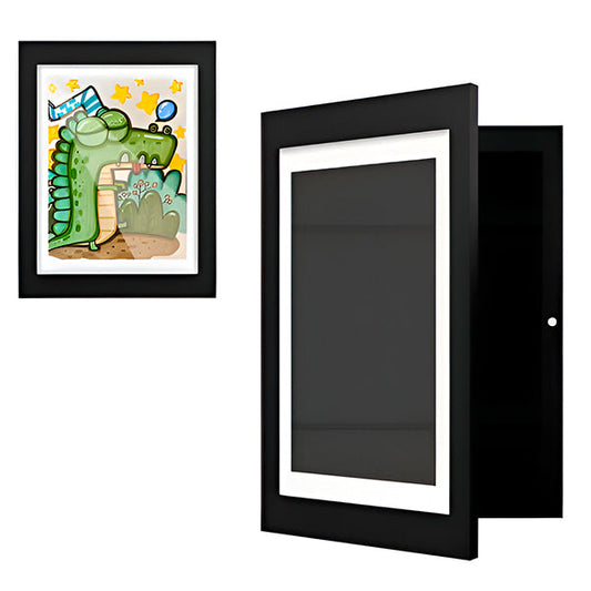 Opbergframe voor Kinderkunst – Breukbestendig Hout, Elegant Ontwerp – Voor Creatieve Kinderen