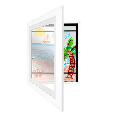 Opbergframe voor Kinderkunst – Breukbestendig Hout, Elegant Ontwerp – Voor Creatieve Kinderen