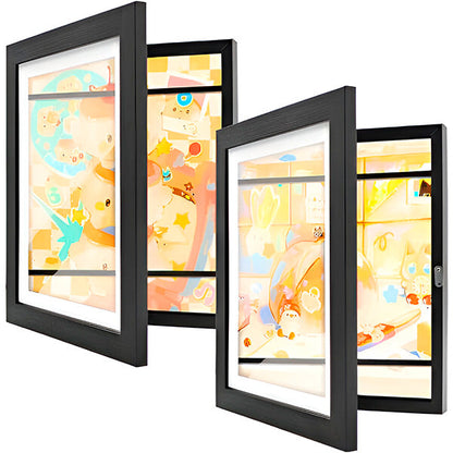 Opbergframe voor Kinderkunst – Breukbestendig Hout, Elegant Ontwerp – Voor Creatieve Kinderen