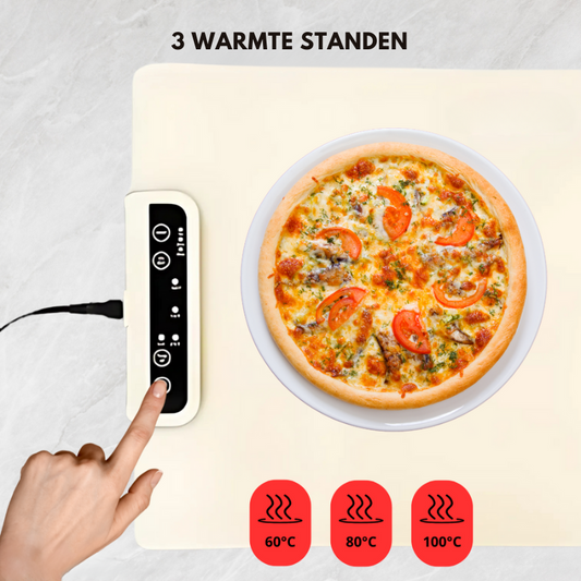 VP Oprolbare Warmhoudplaat | Nooit Meer Koud Eten