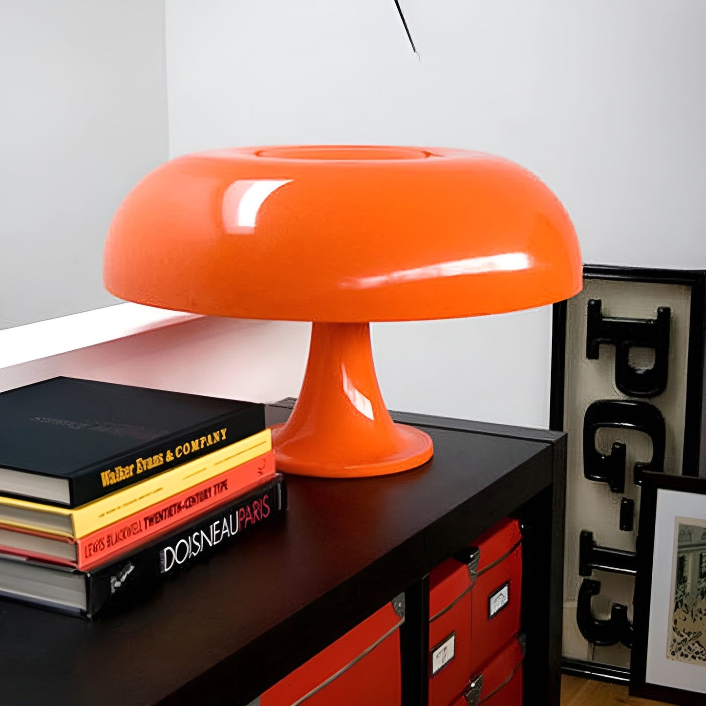 Garduru Minimalistische snoerloze LED paddestoel tafellamp