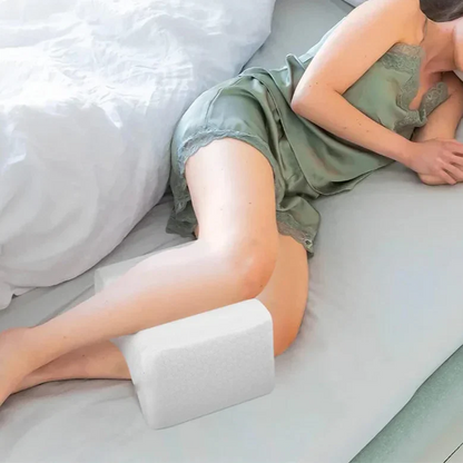 SleepEase Geheugenfoam Kniekussen - Orthopedisch, Zijslapers, 60x25cm