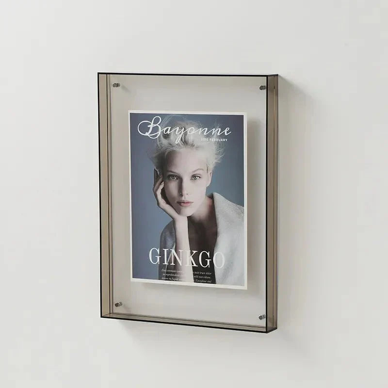Gekleurde transparante acryl fotolijst