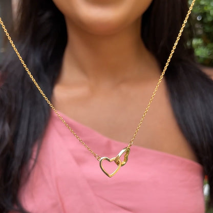 Cadeauset Roos & Ketting HartLicht – Eeuwige Roos met Verstopte Liefdesketing