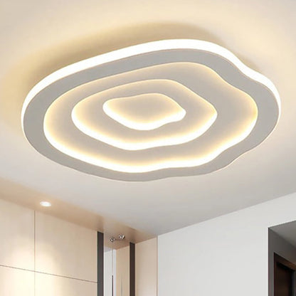 Golvend Acryl Plafondlamp - LED Wit Flushmount Warm/Wit Licht