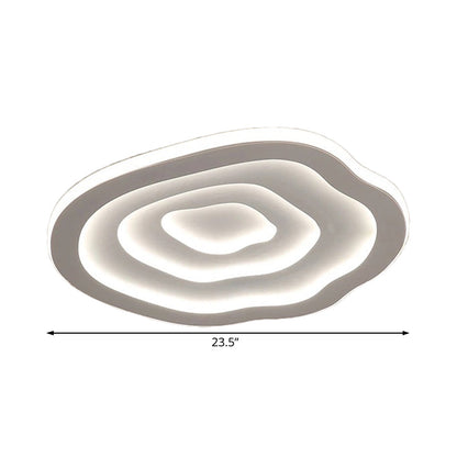 Golvend Acryl Plafondlamp - LED Wit Flushmount Warm/Wit Licht